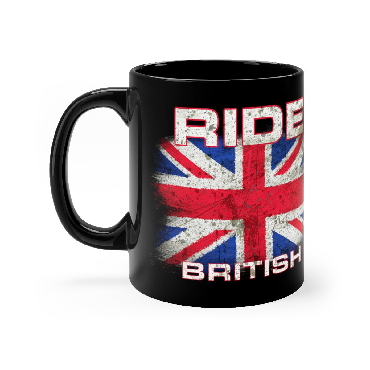 Ride British - Black mug 11oz