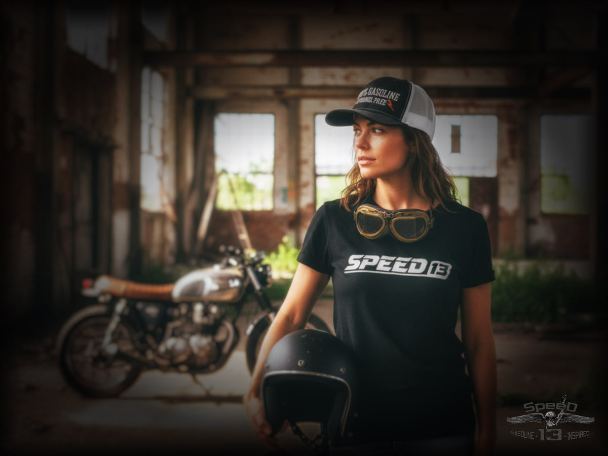 “THROTTLE SCRIPT” Moto Tee