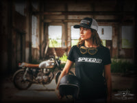 “THROTTLE SCRIPT” Moto Tee