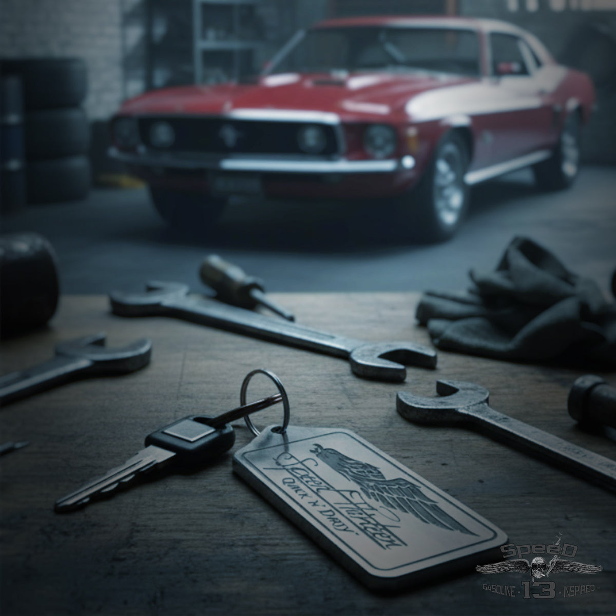 Speed Thirteen® “Quick ’n’ Dirty™ Key Ring