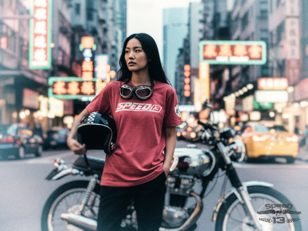 “THROTTLE SCRIPT” Moto Tee