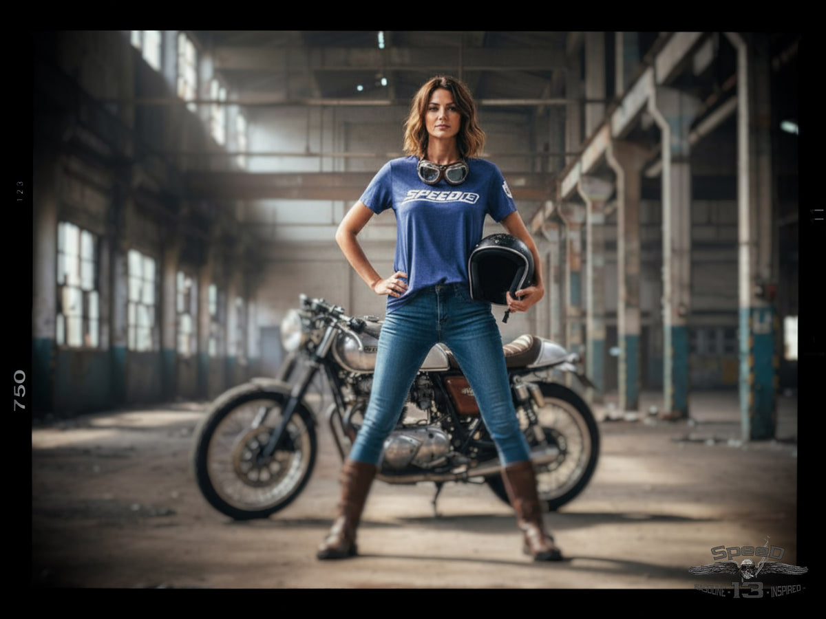 “THROTTLE SCRIPT” Moto Tee