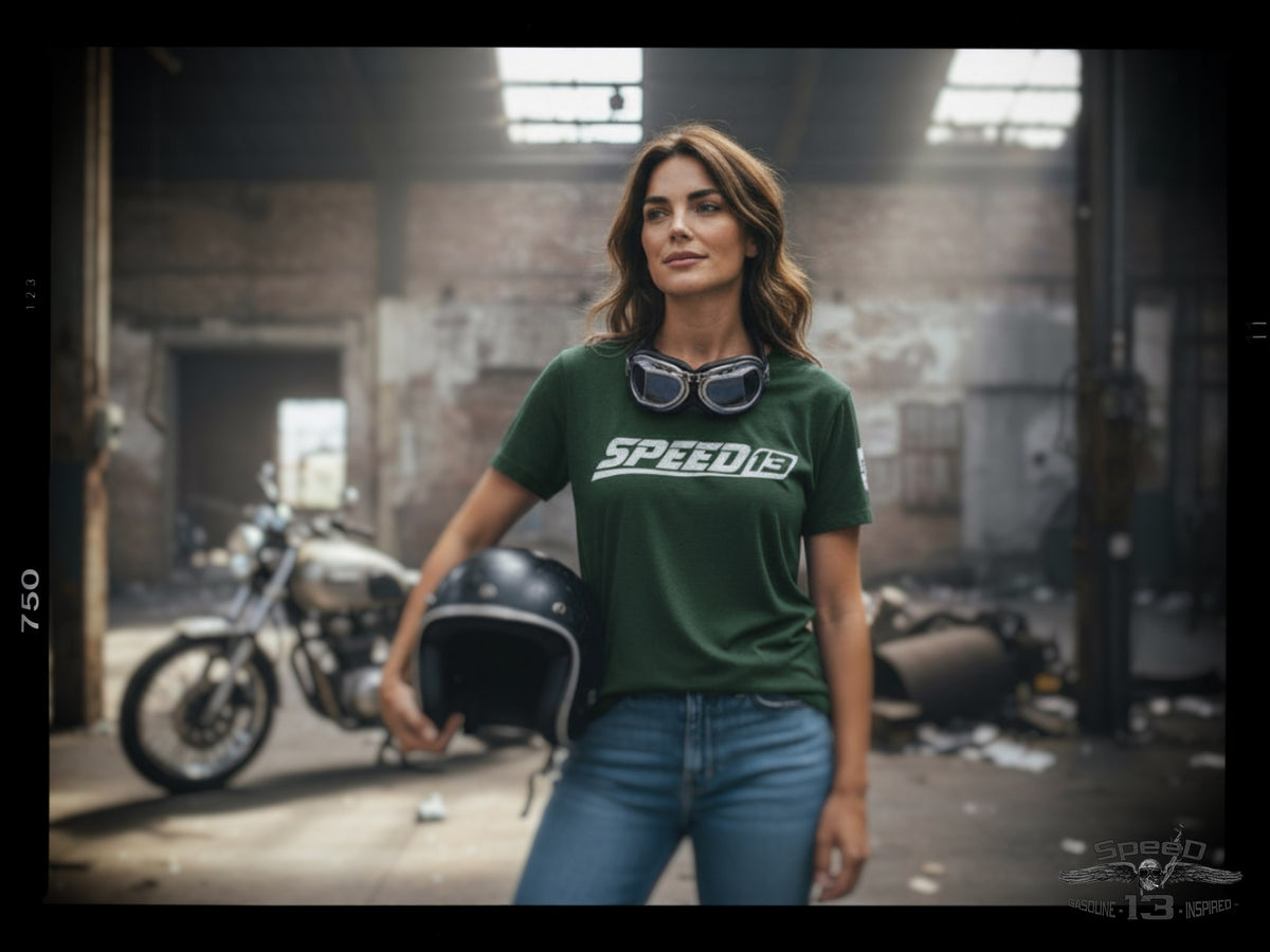 “THROTTLE SCRIPT” Moto Tee