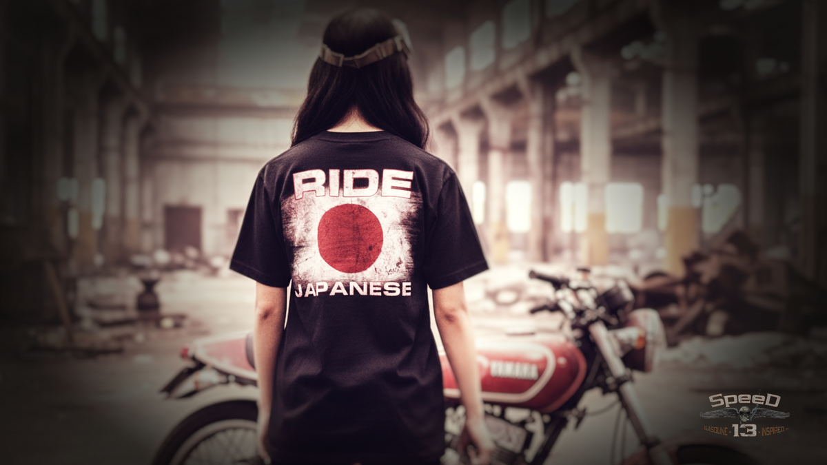 Ride Japanese - Back Print & Embroidered Chest Logo