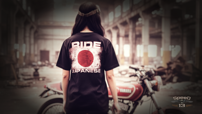 Ride Japanese - Back Print & Embroidered Chest Logo