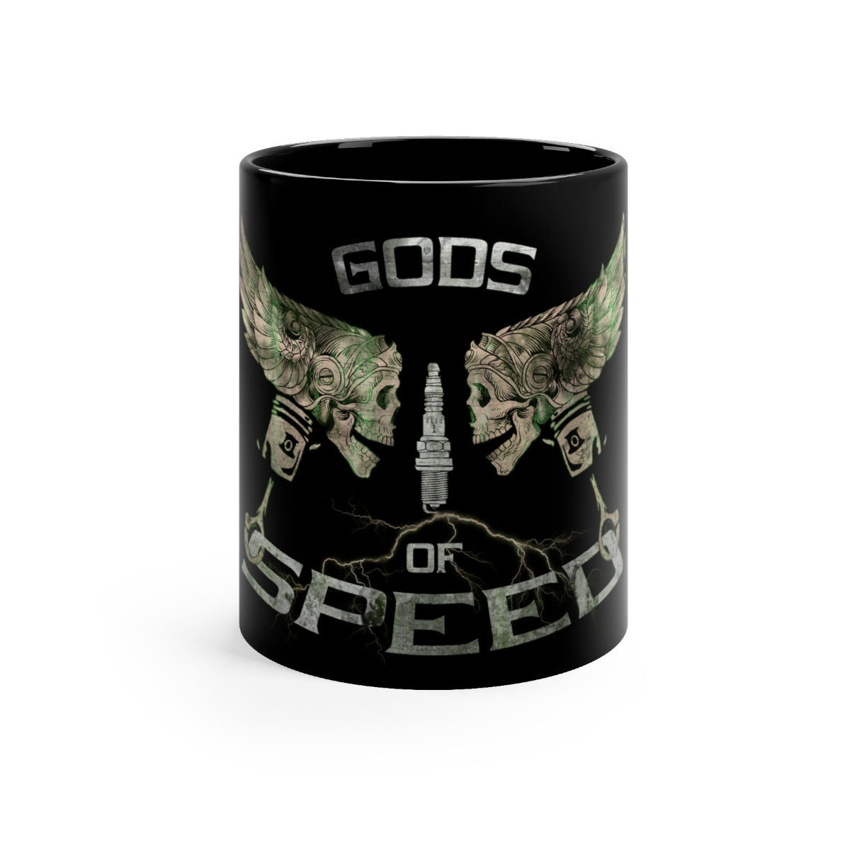 Gods of Speed - Black mug 11oz