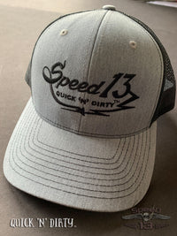 ⚡ Quick 'n' Dirty ™ ⚡- (Black) Trucker Cap