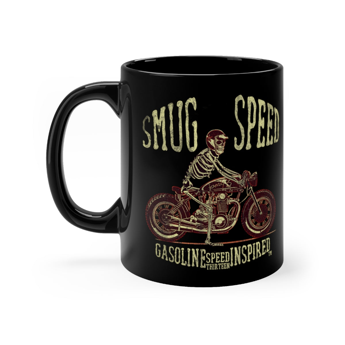 Smug Speed - Black mug 11oz