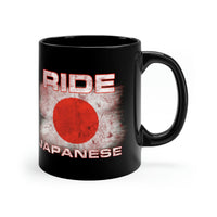 Ride Japanese - Black mug 11oz