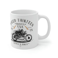 State Street Cafe Racer - White Mug 11oz