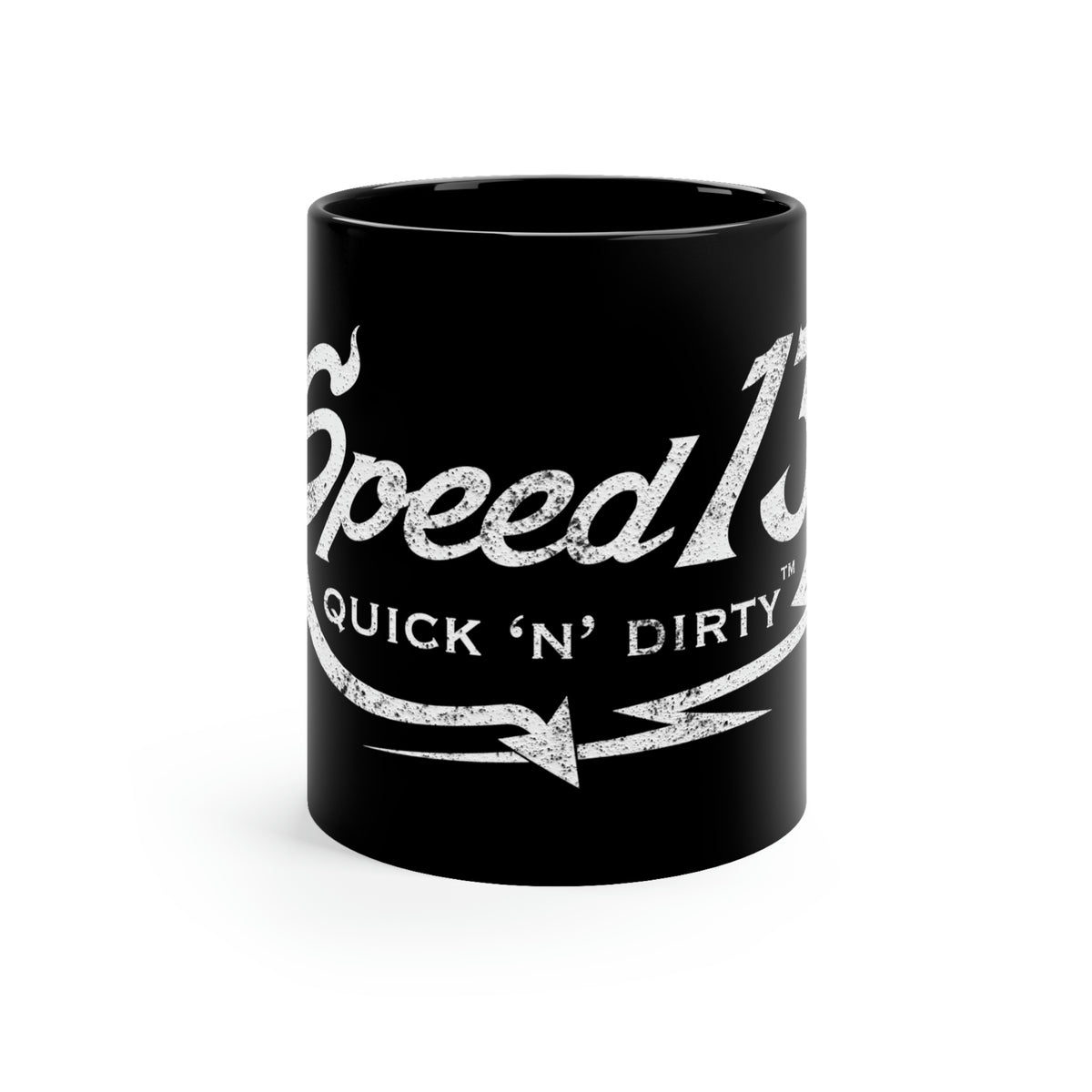 Quick 'n' Dirty - Black mug 11oz