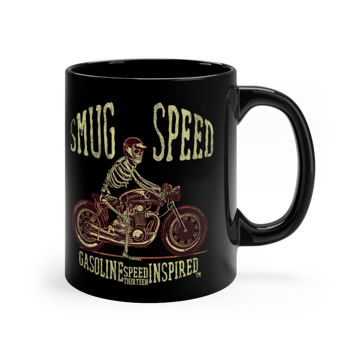 Smug Speed - Black mug 11oz