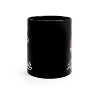 Ride British -Helmet Design - Black mug 11oz