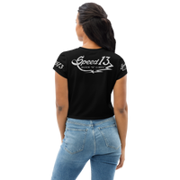 All-Over Print Crop Tee