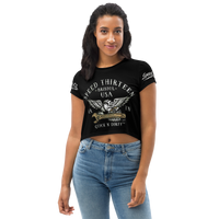 All-Over Print Crop Tee