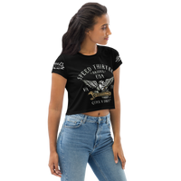 All-Over Print Crop Tee