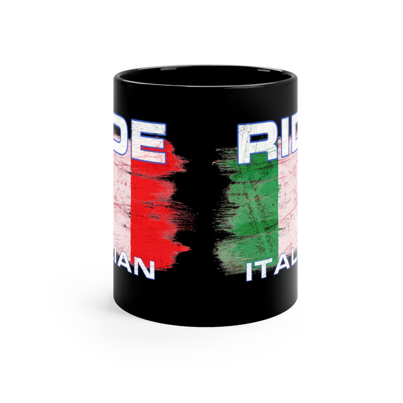 Ride Italian - Black mug 11oz