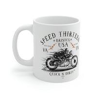 State Street Cafe Racer - White Mug 11oz