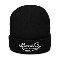 ⚡ Quick 'n' Dirty ™ ⚡- (White) Recycled cuffed beanie