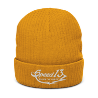 ⚡ Quick 'n' Dirty ™ ⚡- (White) Recycled cuffed beanie