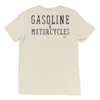 Gasoline & Motorcycles - Back Print & Embroidered Chest Logo