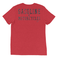 Gasoline & Motorcycles - Back Print & Embroidered Chest Logo