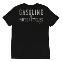 Gasoline & Motorcycles - Back Print & Embroidered Chest Logo
