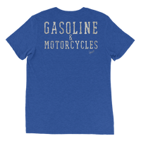 Gasoline & Motorcycles - Back Print & Embroidered Chest Logo