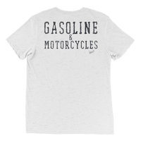 Gasoline & Motorcycles - Back Print & Embroidered Chest Logo